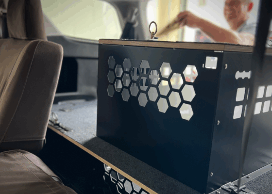 Toyota Fortuner Standard drawer system with dual utility drawers and top-mounted fridge slider